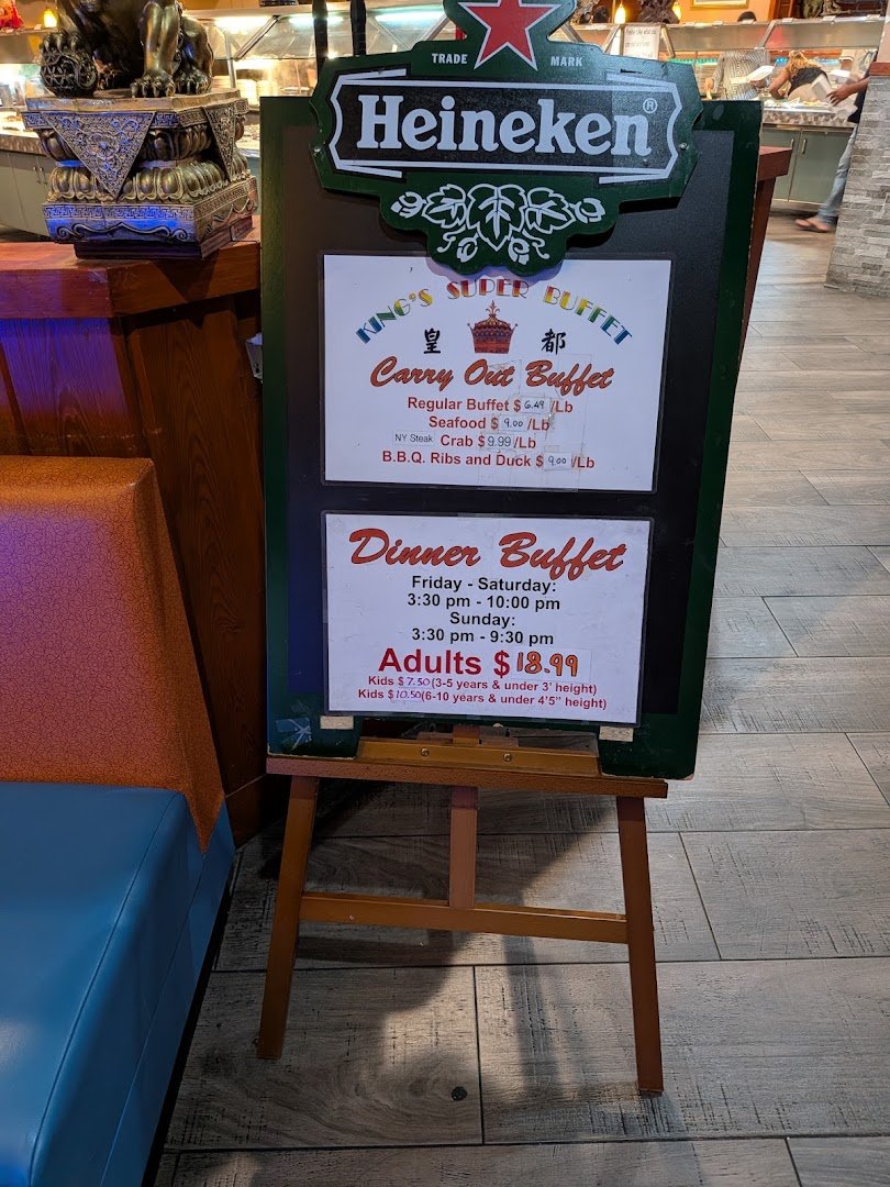 Wide buffet line with Chinese dishes and sushi.